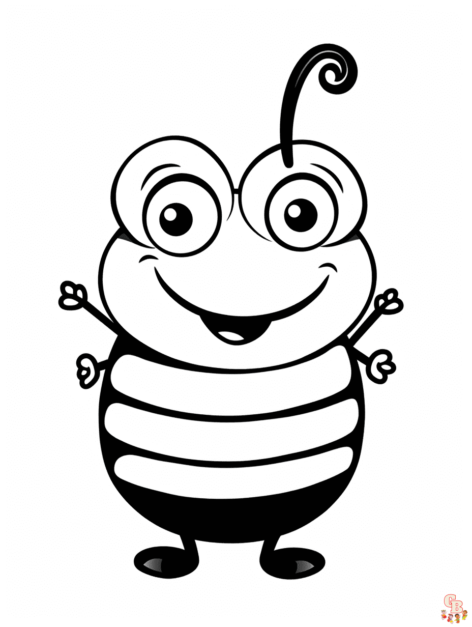 Bug Coloring Pages 6