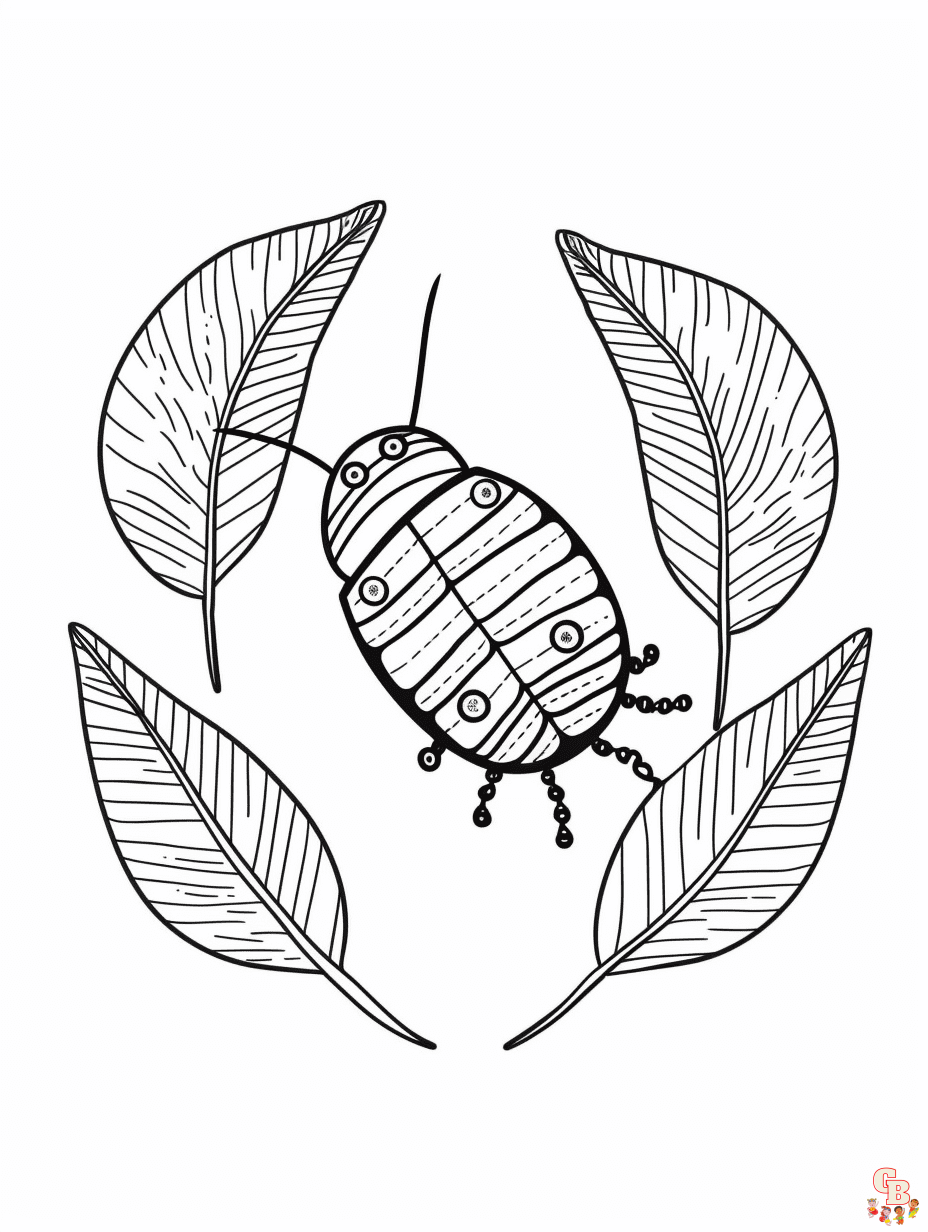 Bug Coloring Pages free