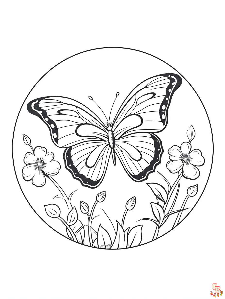 Butterfly Coloring pages