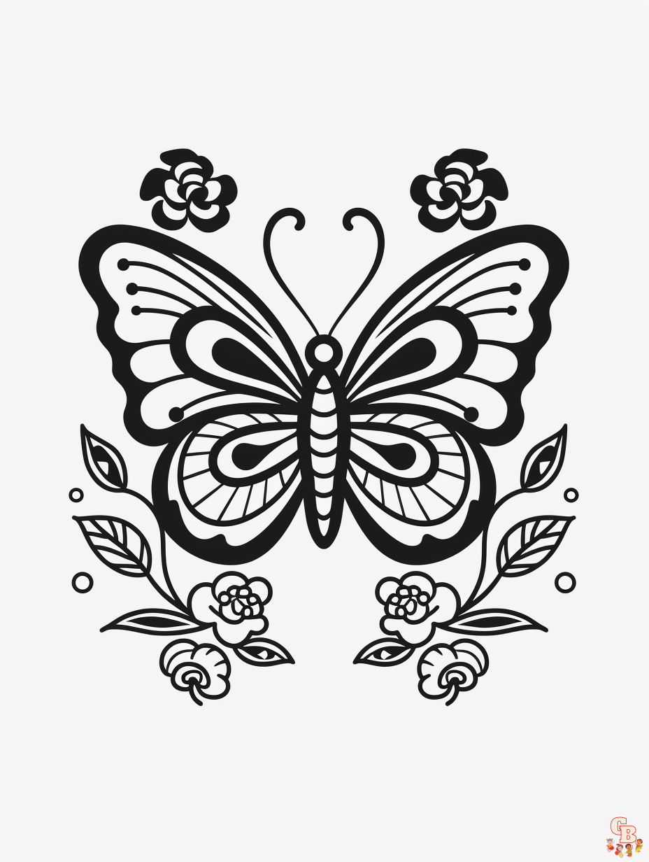 Butterfly Coloring pages