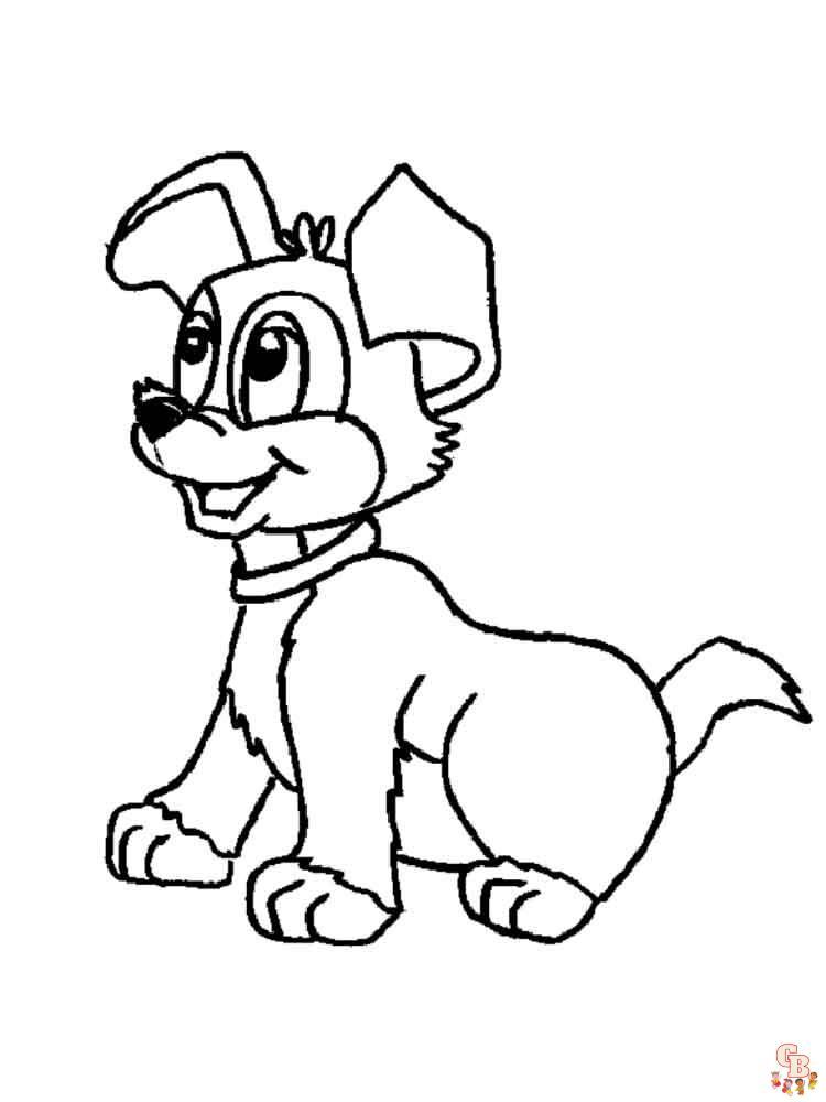 Cartoon Animals Coloring Pages for kids