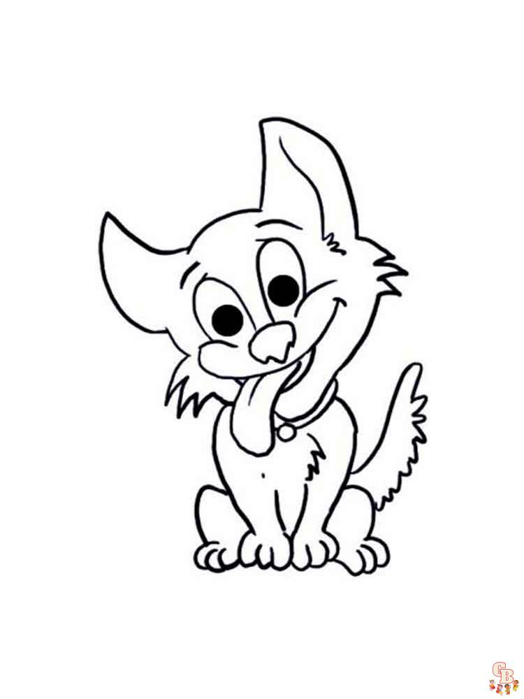 Cartoon Animals Coloring Pages 14