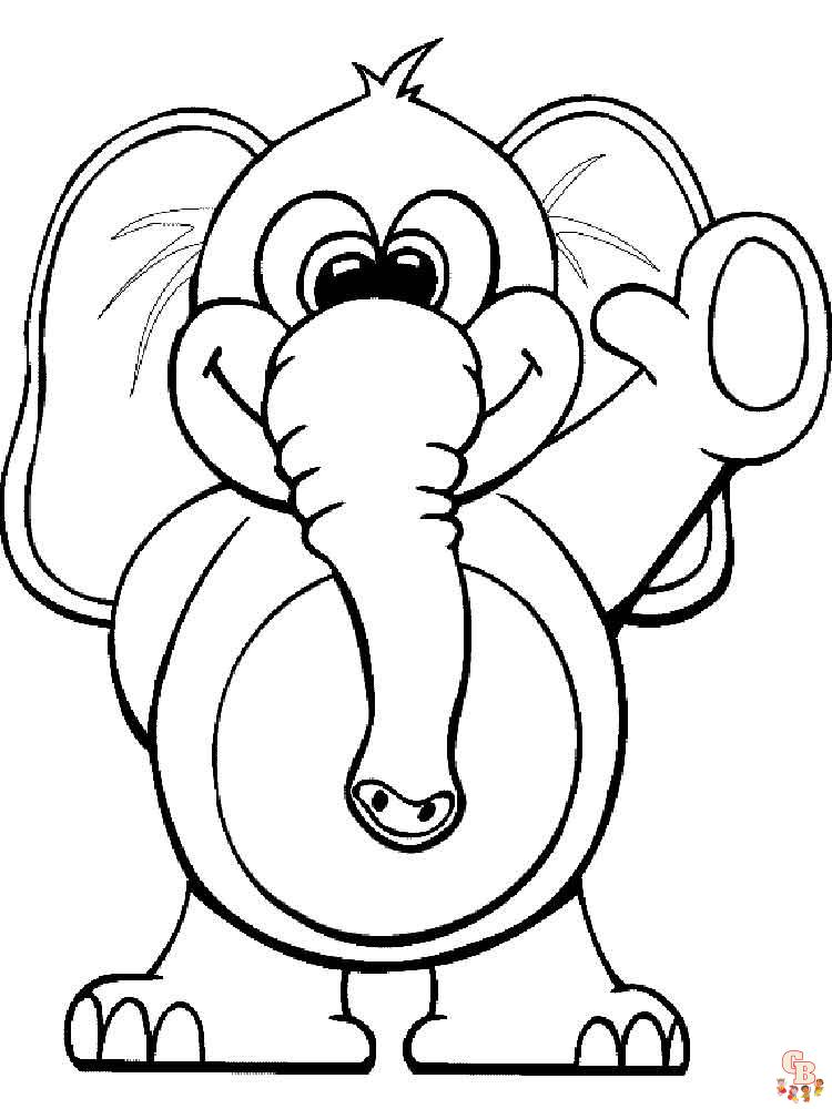 Cartoon Animals Coloring Pages 15