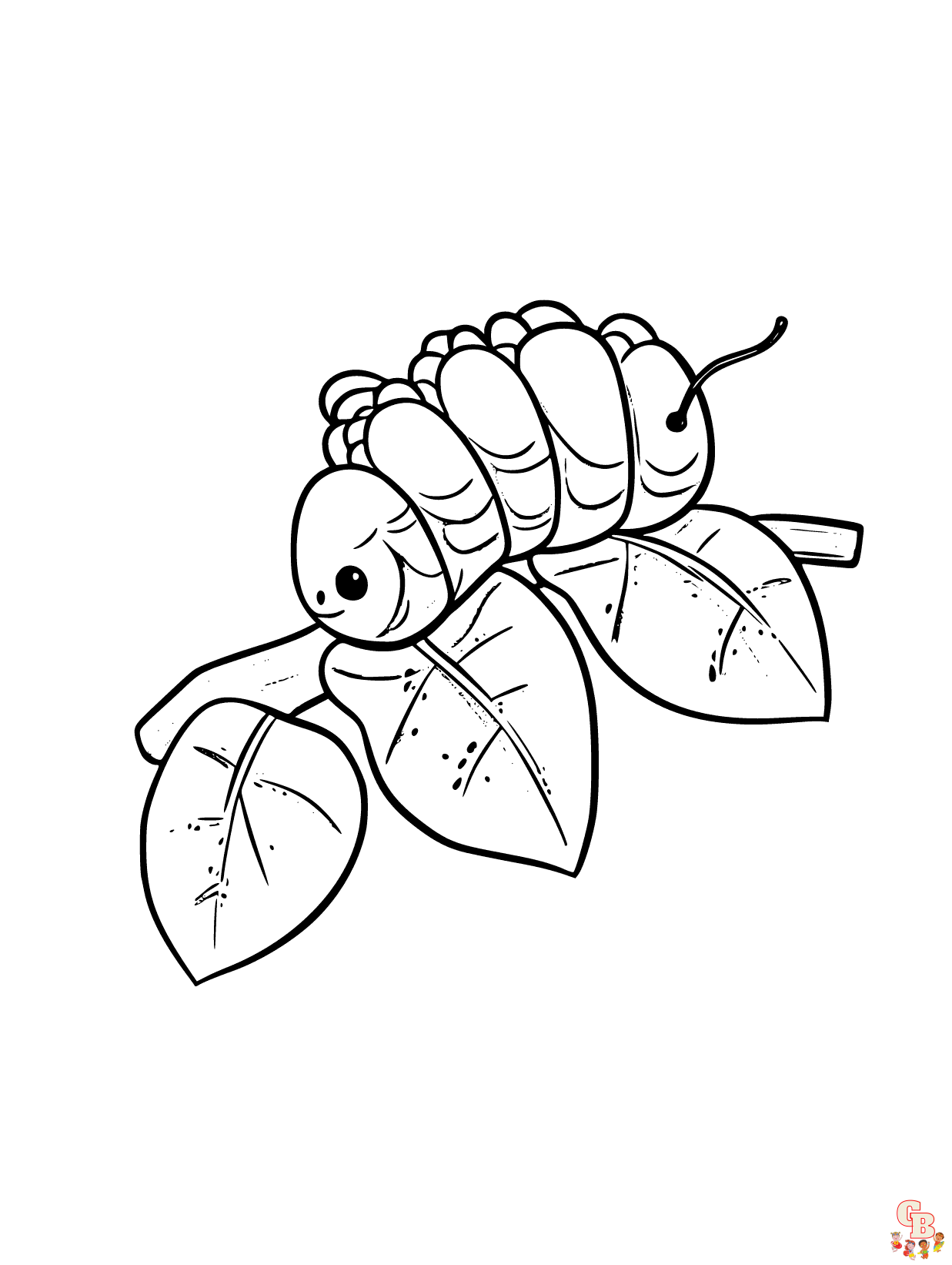 Caterpillar coloring pages printable