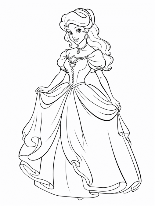 Free Printable Cinderella Coloring Pages - GBcoloring