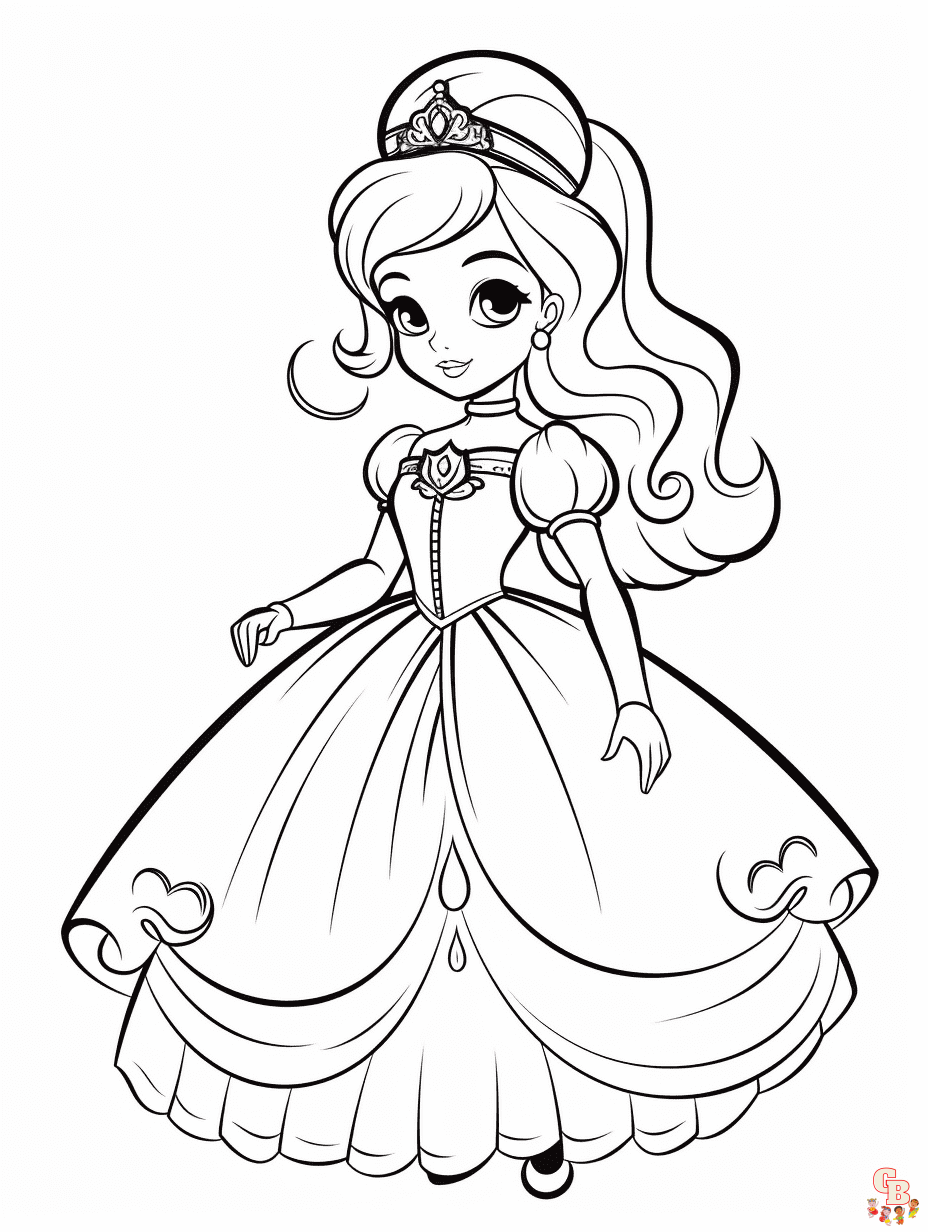 Cinderella Coloring Pages to print