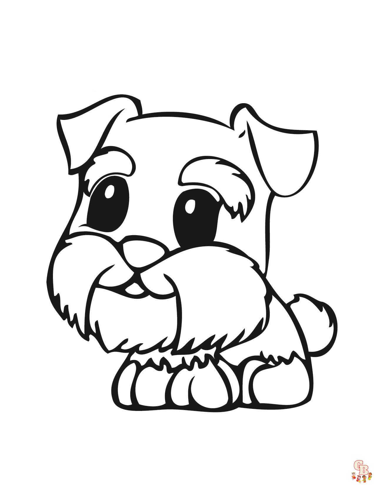 Cute Animals Squinkies coloring pages printable 1