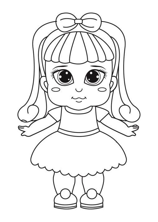 Free Cute Baby Alive Doll Coloring Pages - Printable and Easy