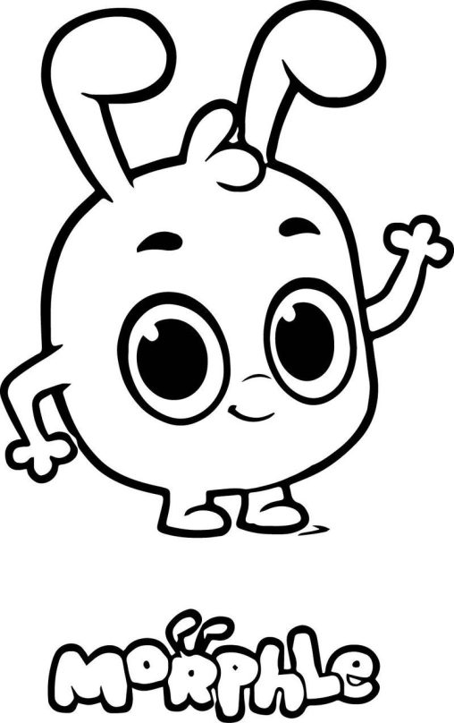 Get Your Hands on Cute Morphle Coloring Pages