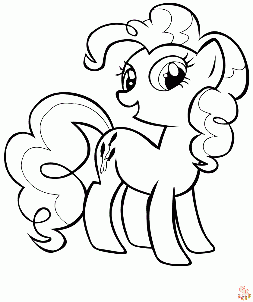 Get Creative with Cute Pinkie Pie Coloring Pages