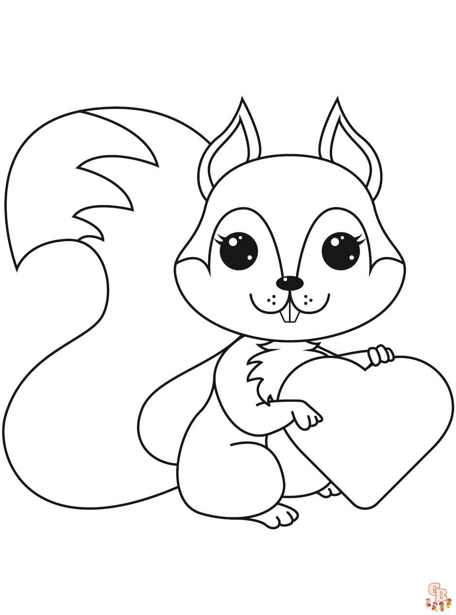Desenho de Esquilo para colorir  Desenhos para colorir e imprimir gratis