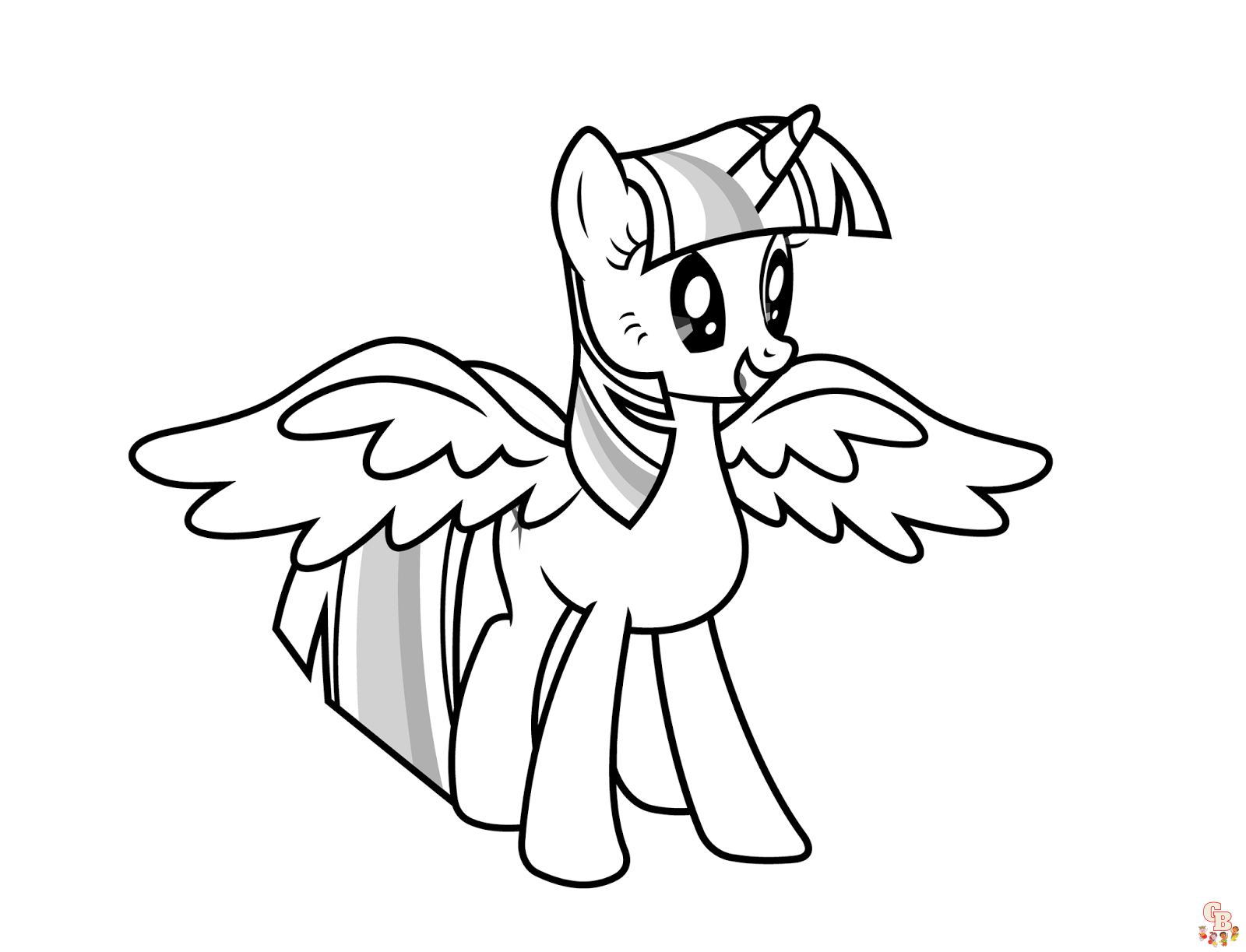 Cute Twilight Sparkle coloring pages free