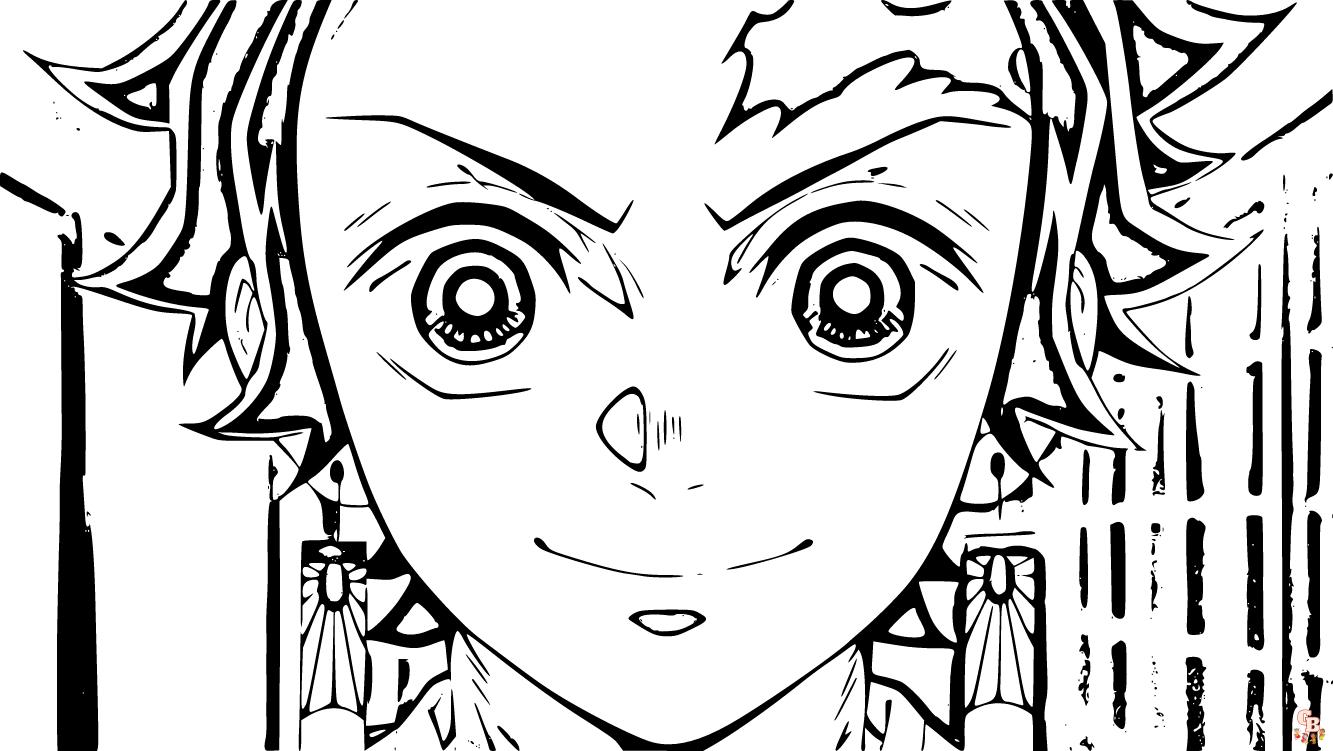 Demon Slayer coloring pages 6