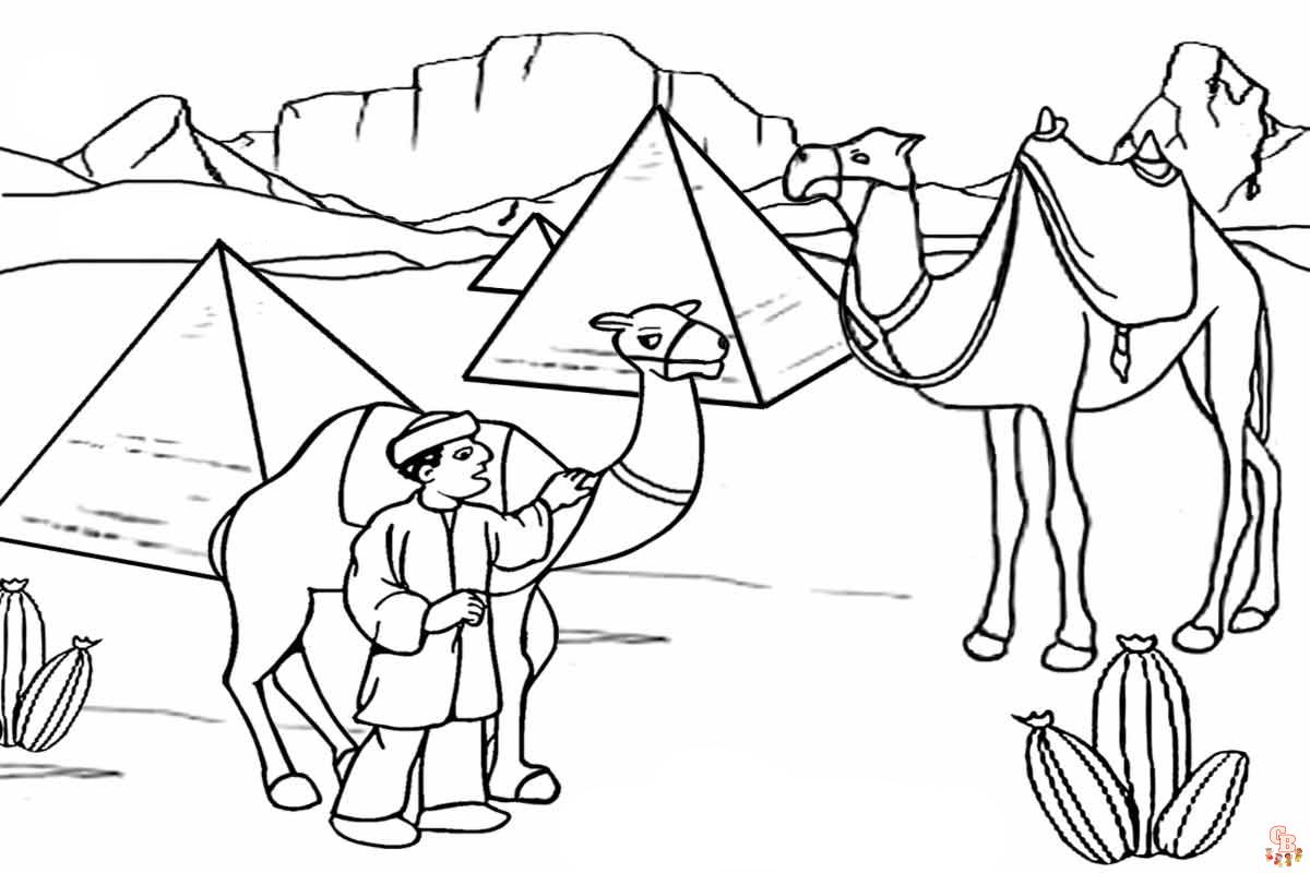 Desert Animals Coloring Pages free 4