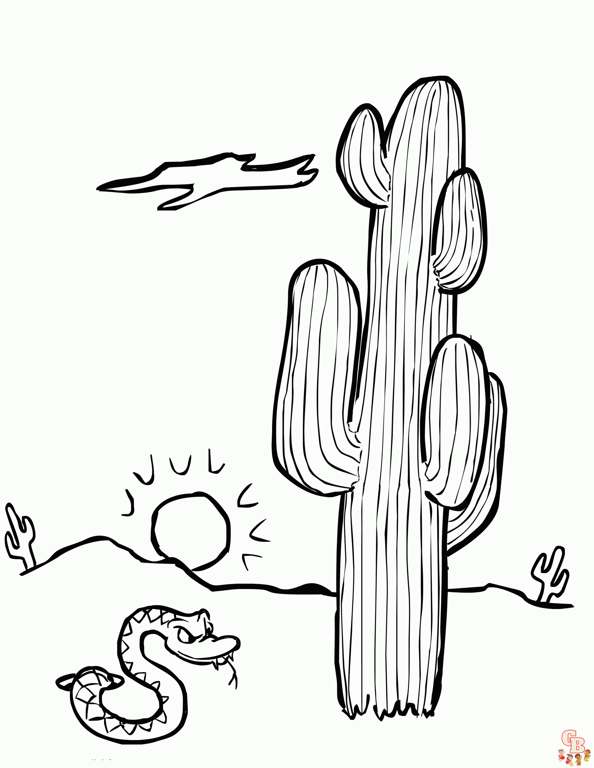 Desert Animals Coloring Pages07