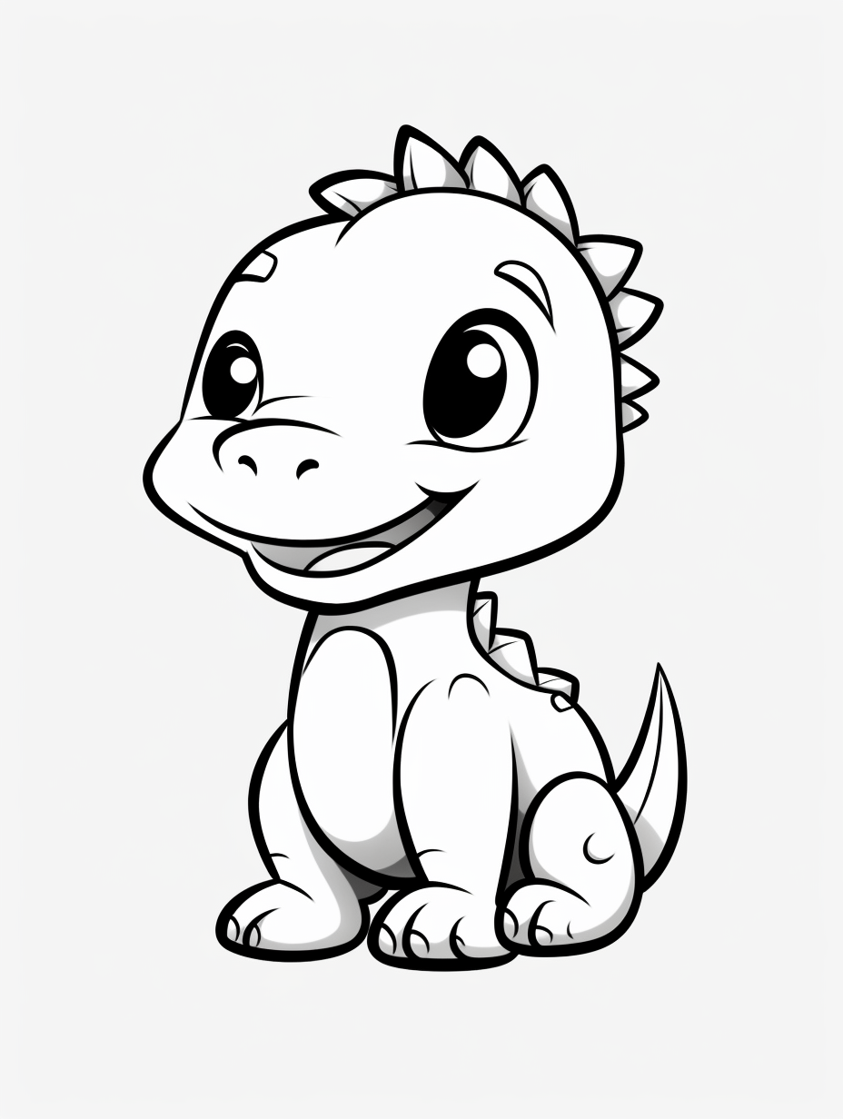 Dinosaur coloring pages printable 2