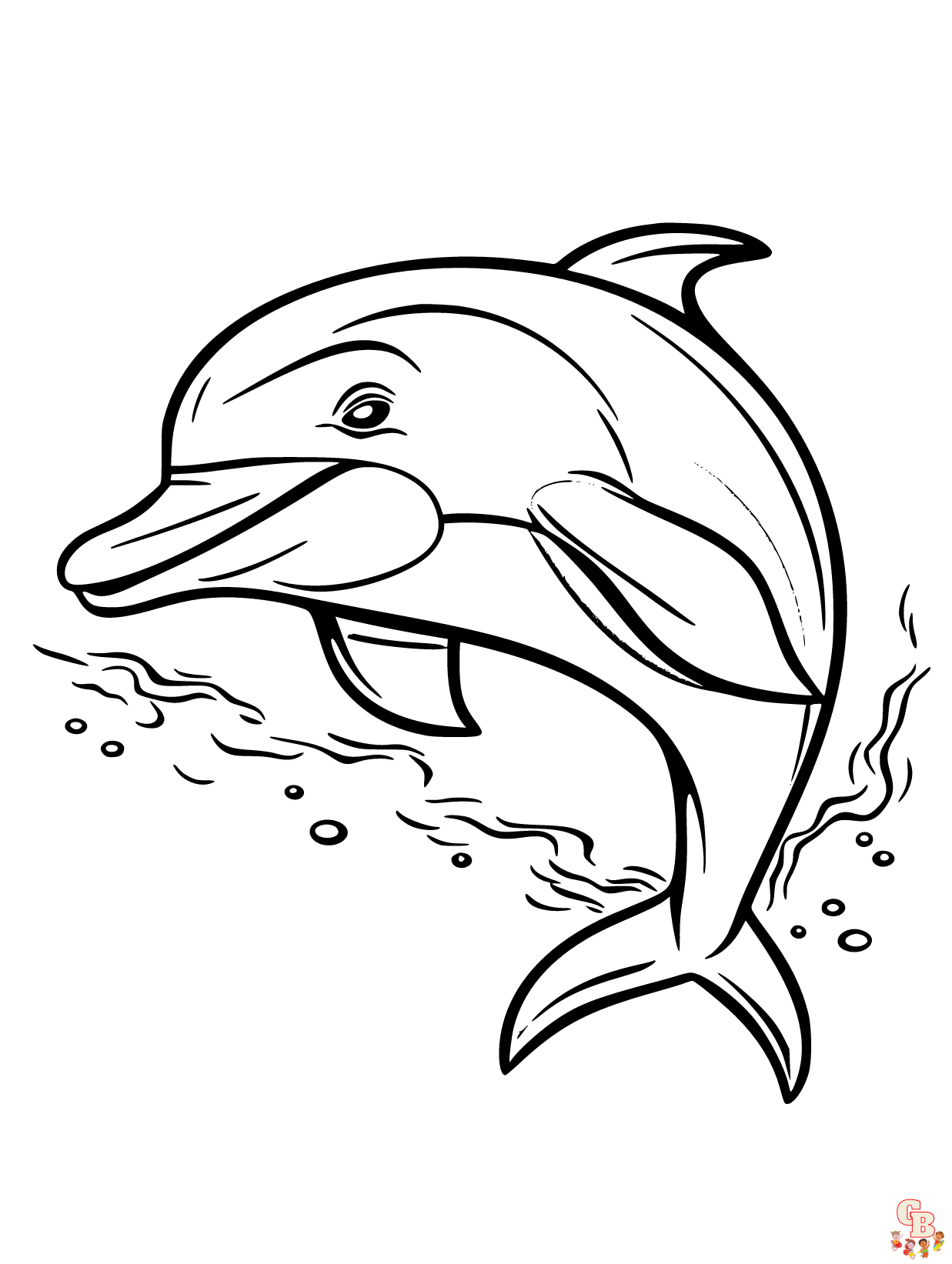 Dolphin coloring pages