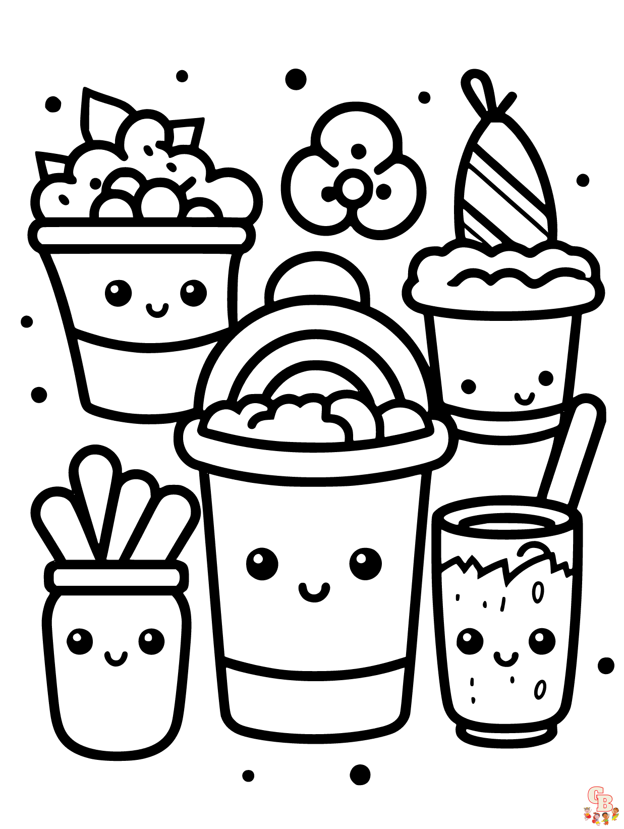 Food Coloring Pages