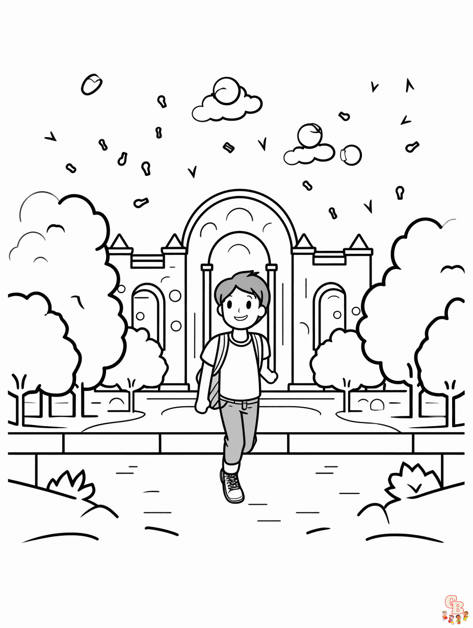 End of School Year coloring pages free