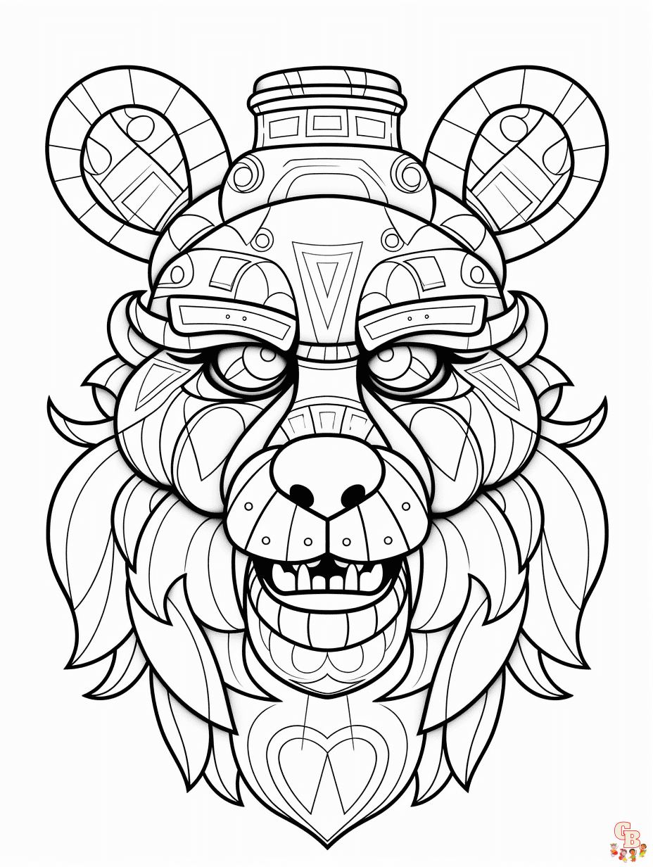 Five Nights at Freddys coloring pages to print