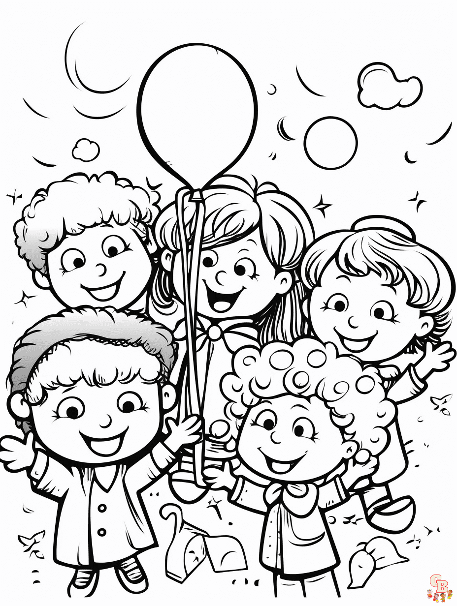 Free End of School Year coloring pages for kids