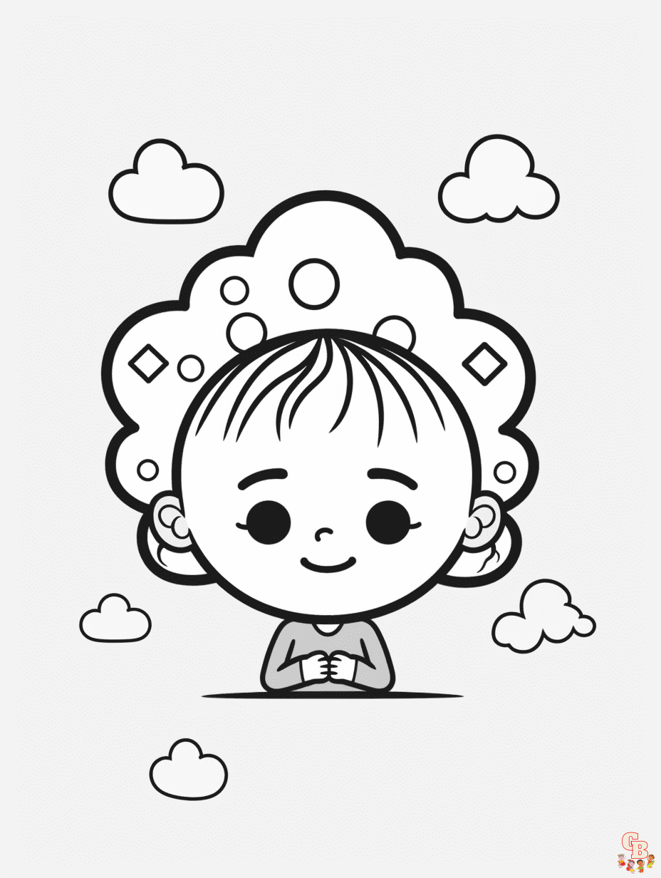 Free Mental Health coloring pages for kids