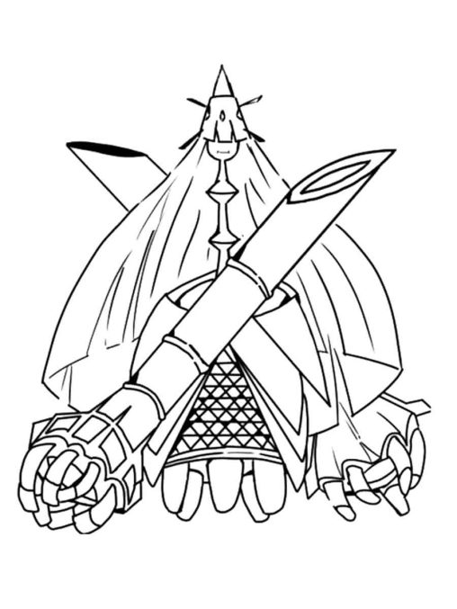 celesteela coloring pages printable pokemon