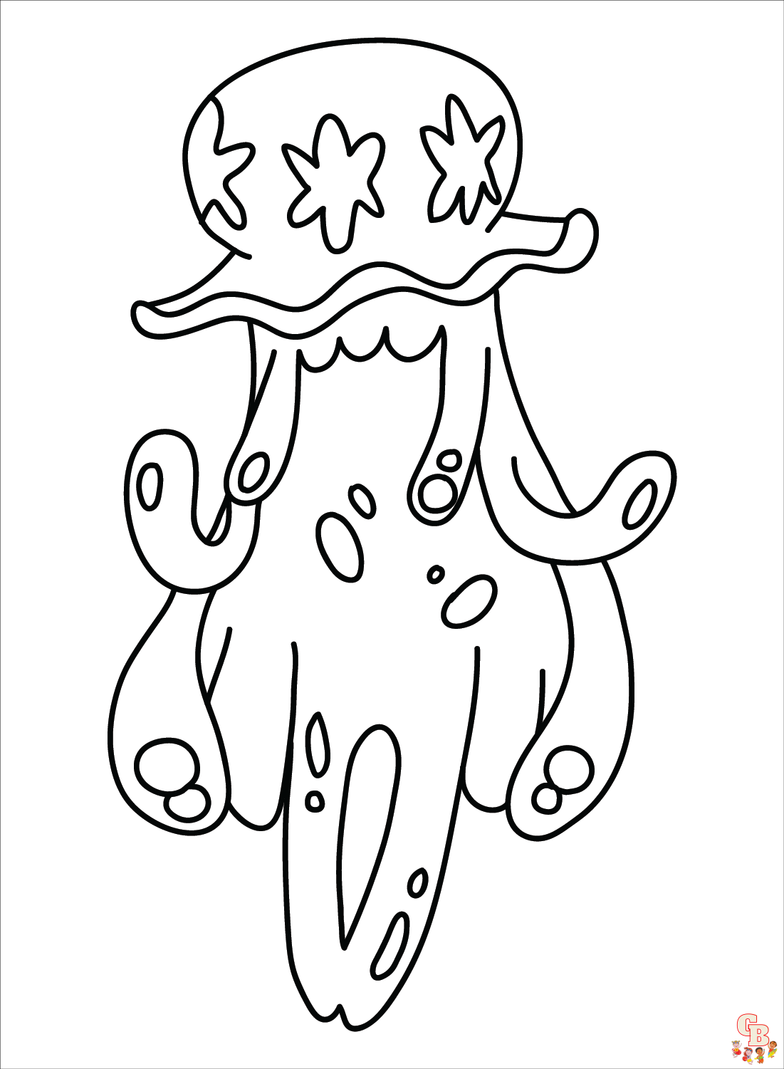 Free Pokemon Nihilego coloring pages for kids