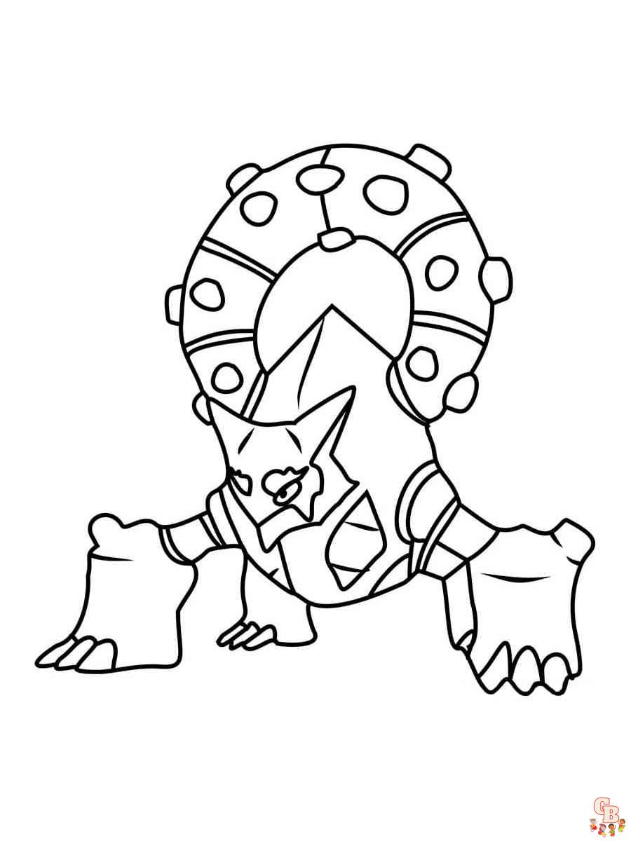 Free Pokemon Volcanion coloring pages for kids