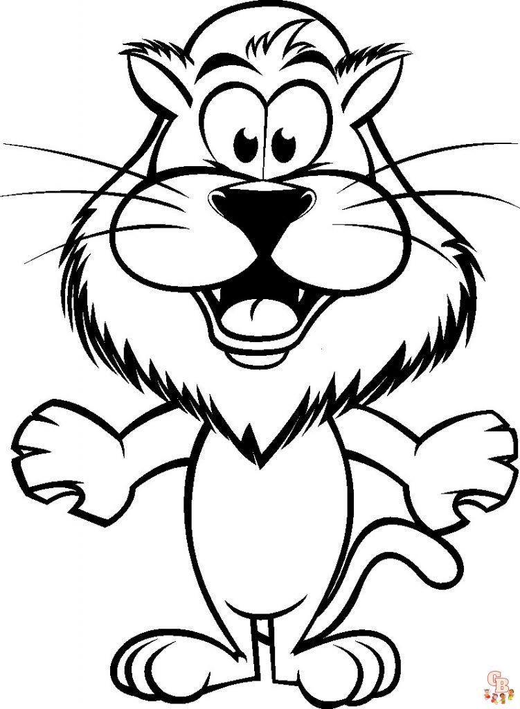 Funny Animal Coloring Pages 2