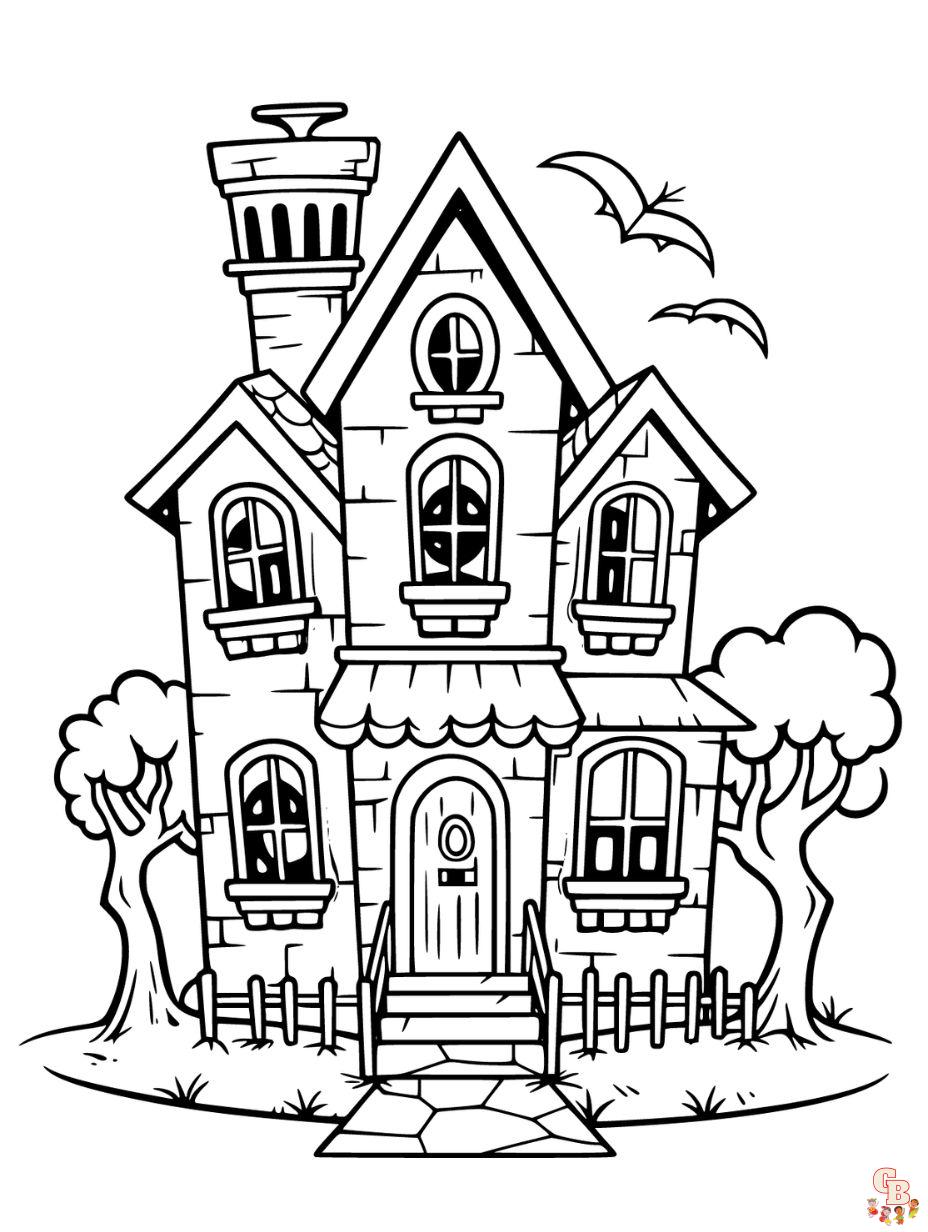 Horror coloring pages free