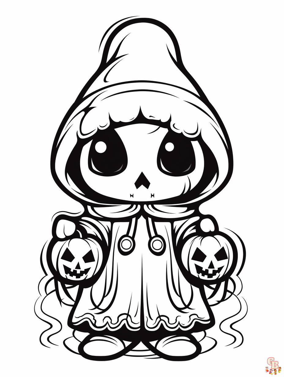 Horror coloring pages to print