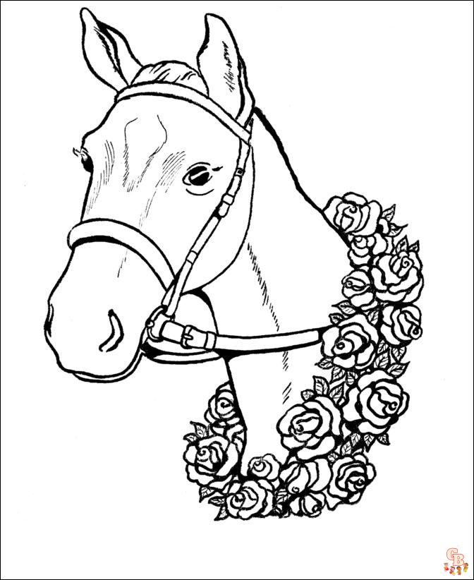 Kentucky Derby Coloring Pages 2 1