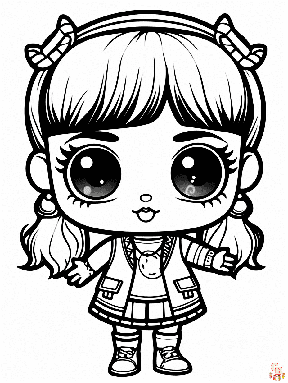 LOL Dolls coloring pages printable free