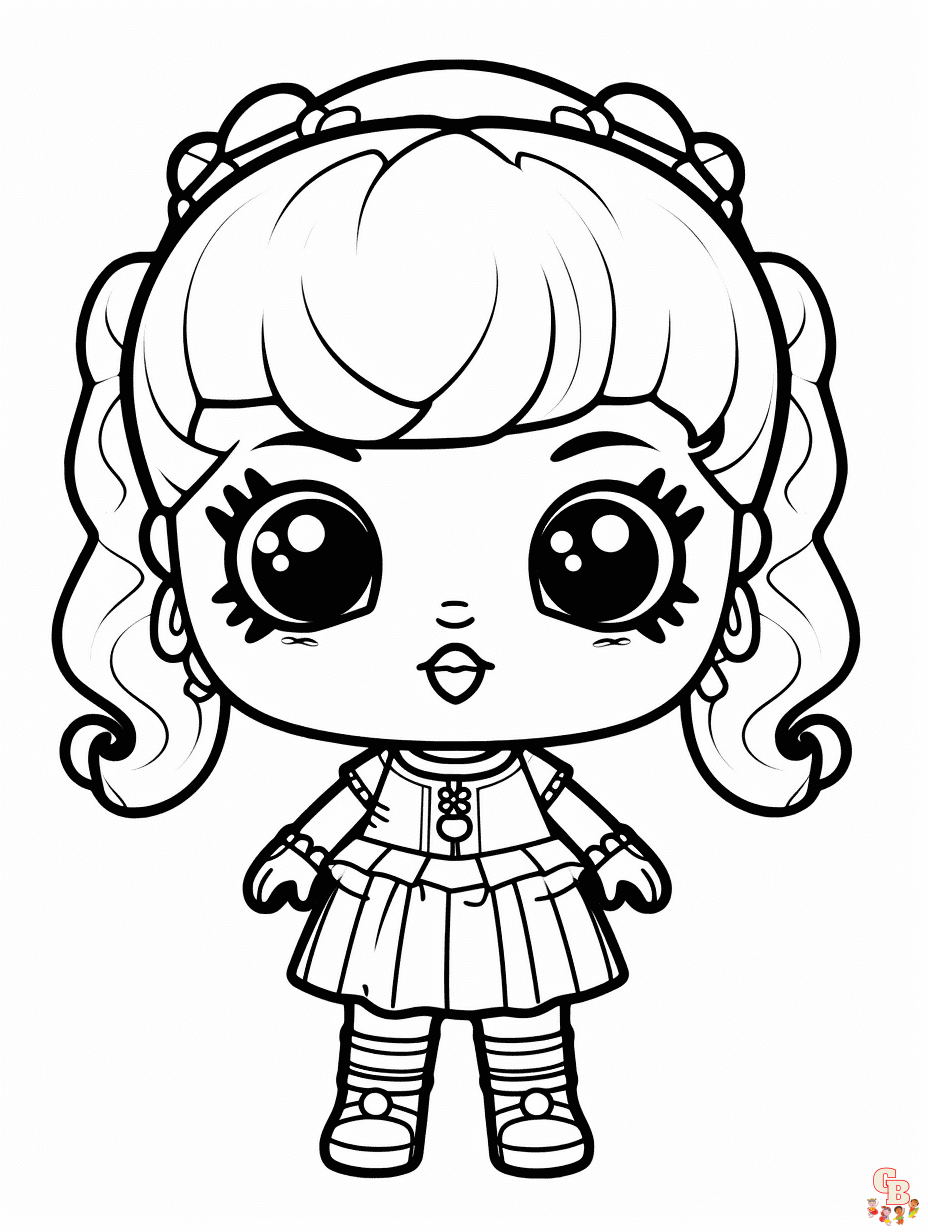 LOL Dolls coloring pages