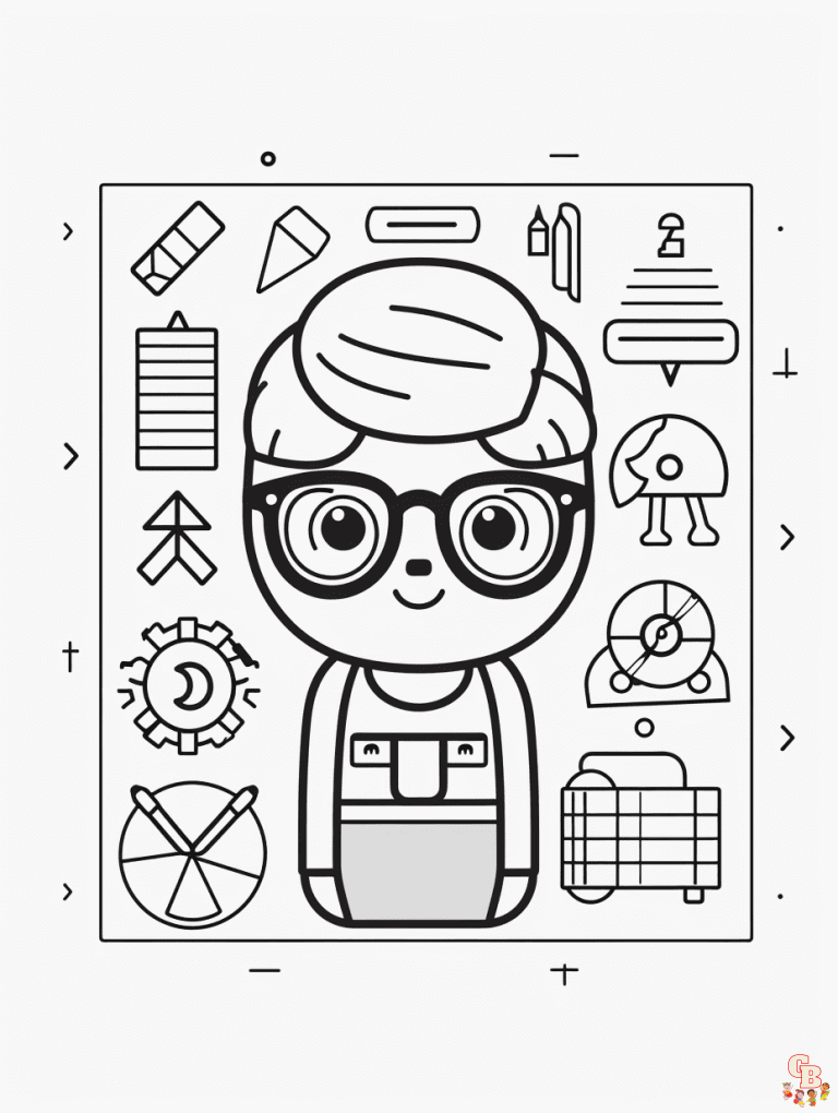 Math Coloring Pages - Free Printable Math Coloring Sheets