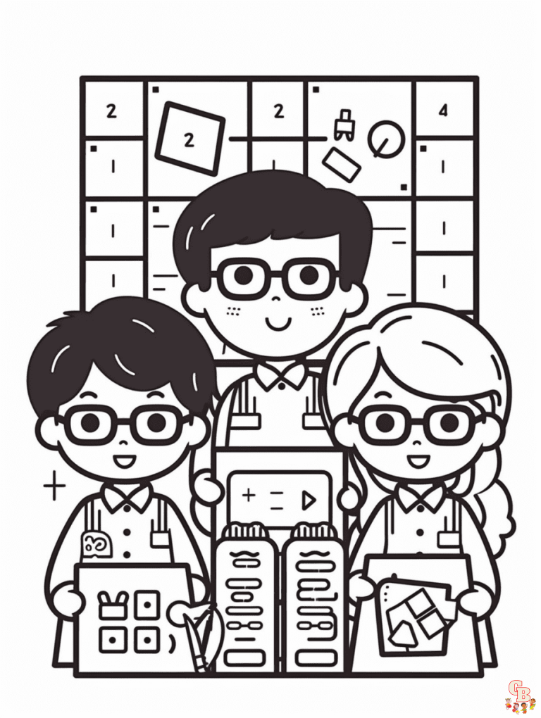 Math Coloring Pages - Free Printable Math Coloring Sheets