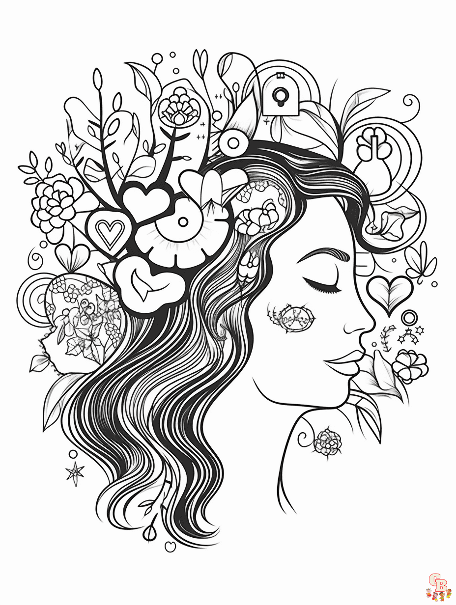 Mental Health coloring pages free