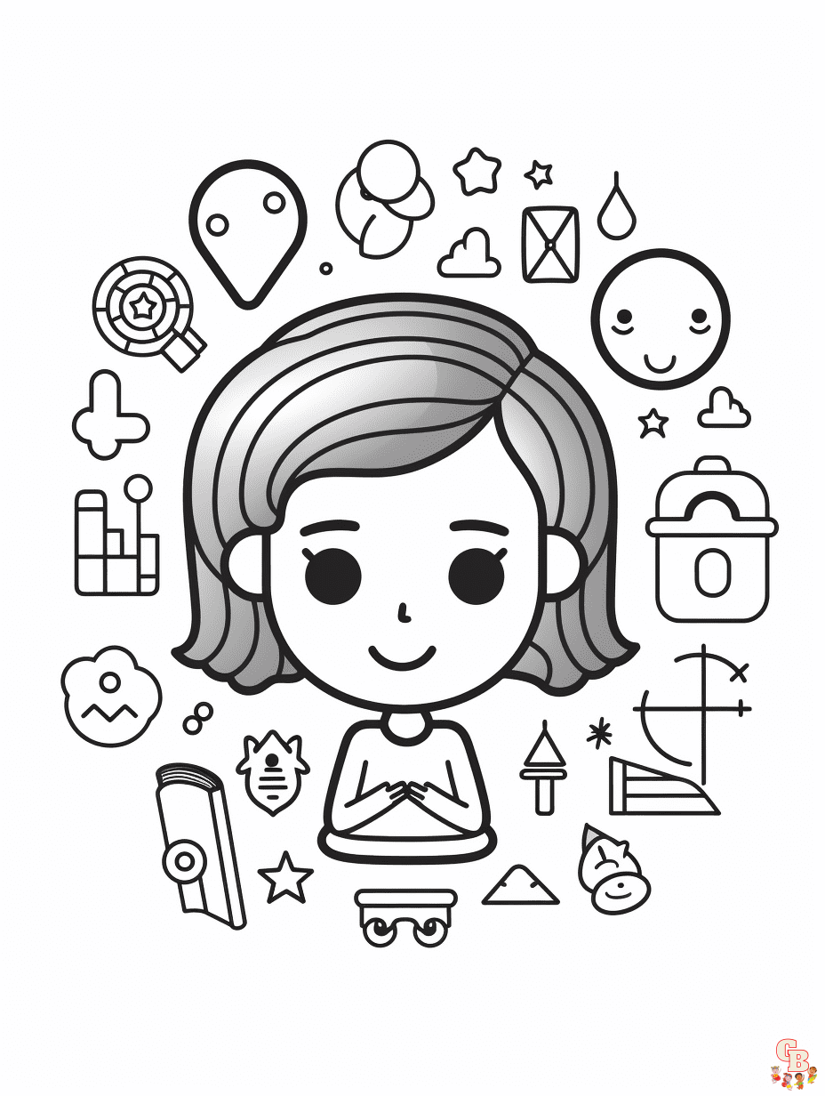 Mental Health coloring pages printable