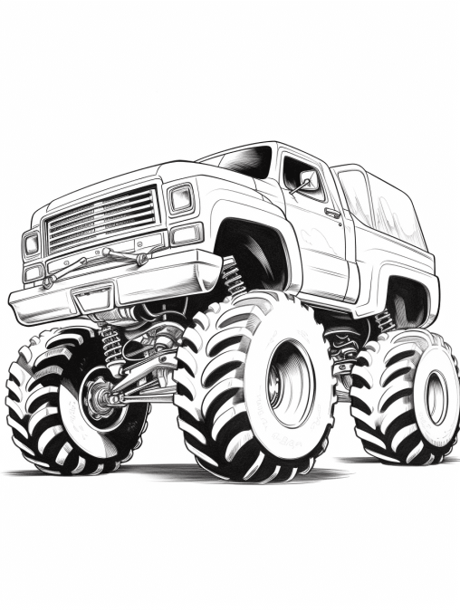 Ausmalbilder Monster Truck: Unleash the Power of Creativity!