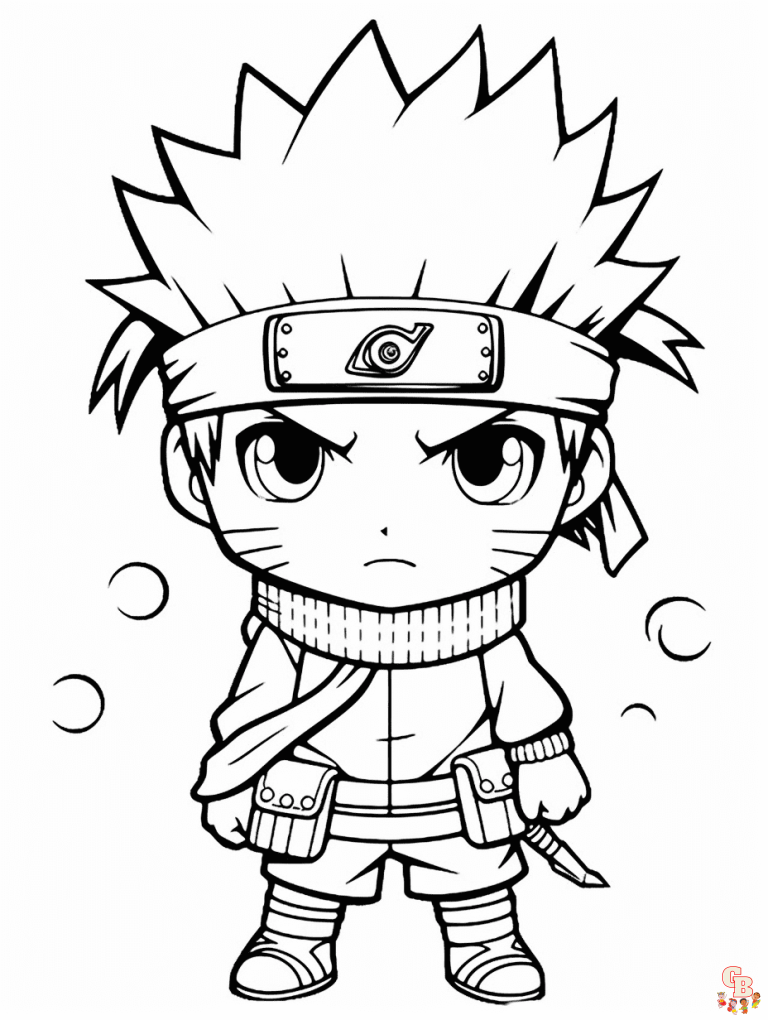 Free Naruto Coloring Pages for Kids and Adults - GBcoloring