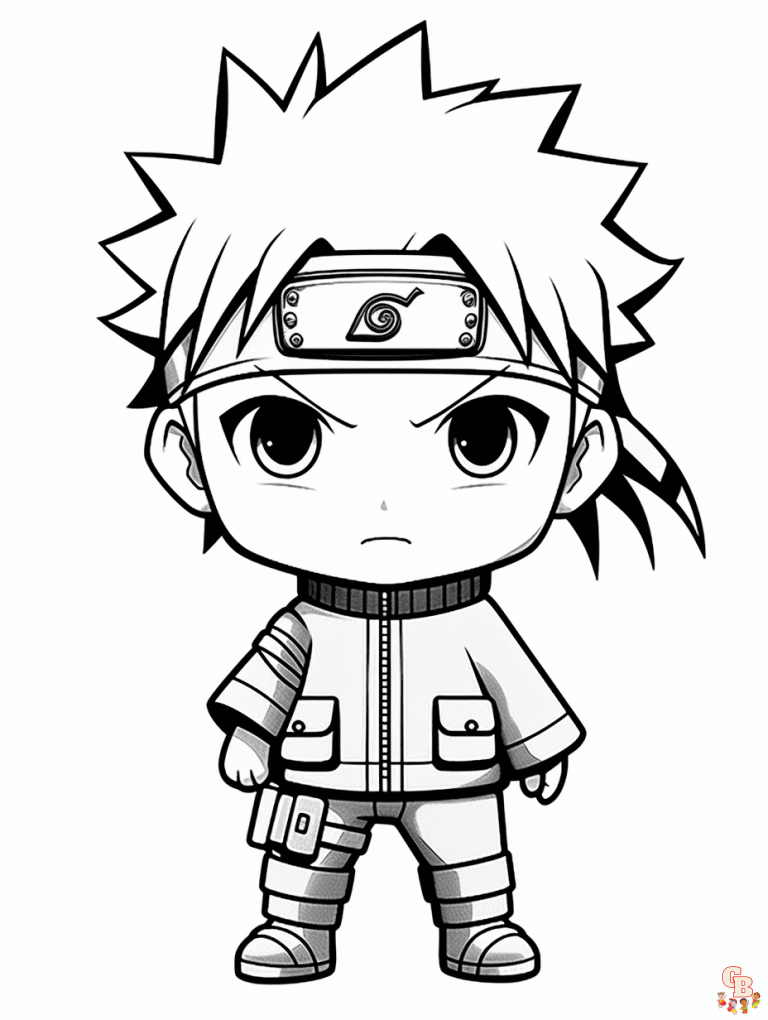 Free Naruto Coloring Pages for Kids and Adults - GBcoloring