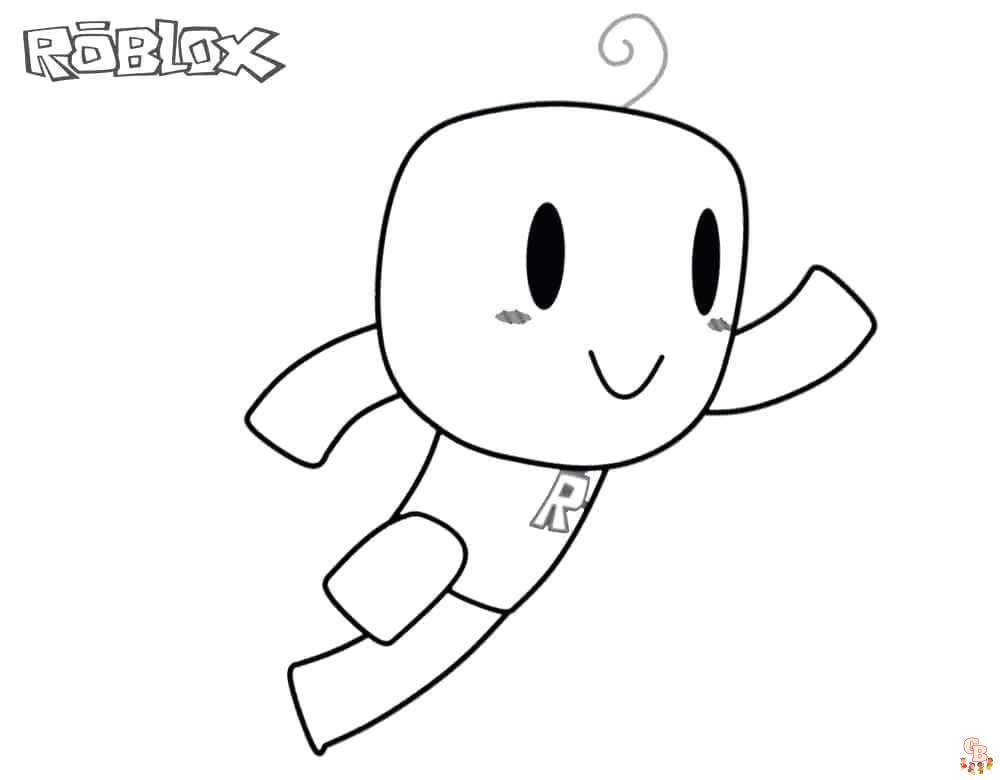 Roblox Noob Coloring Pages - 2 Free Coloring Sheets (2021)