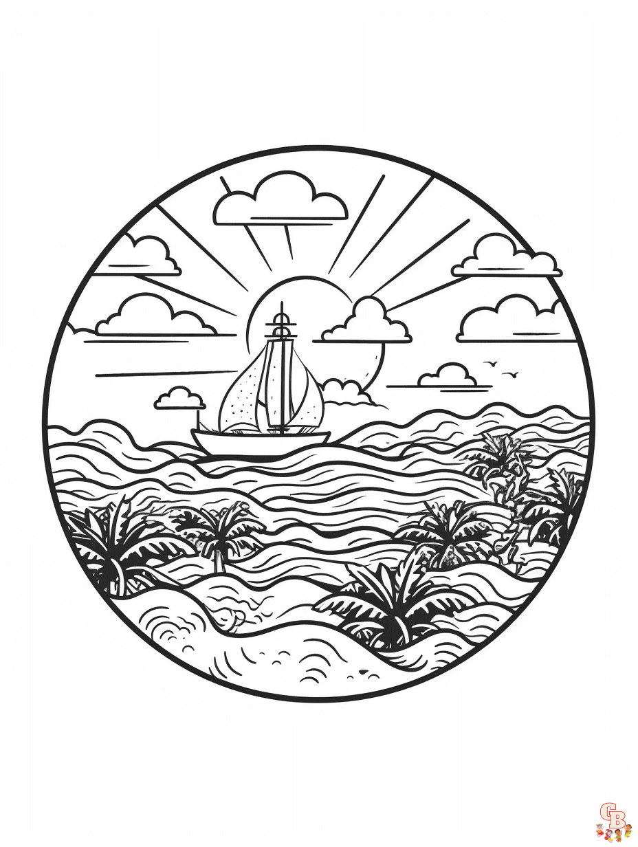 OCEAN Coloring Pages