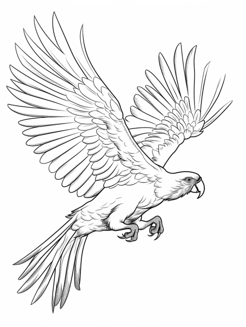 The best Parrot coloring pages 2023