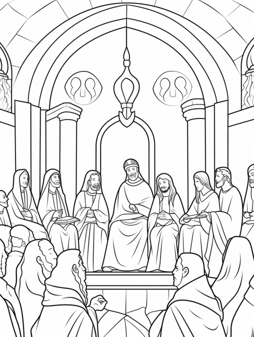 Discover with Engaging Pentecost Coloring Pages