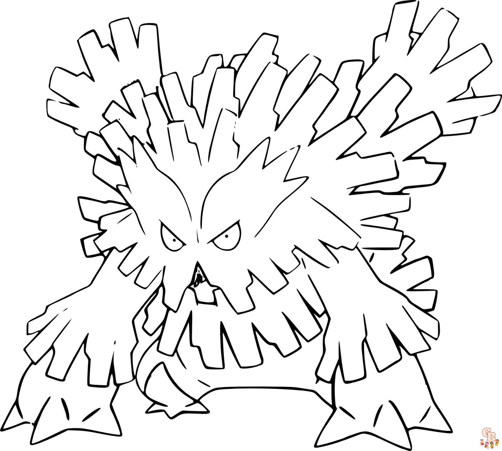 abomasnow coloring pages