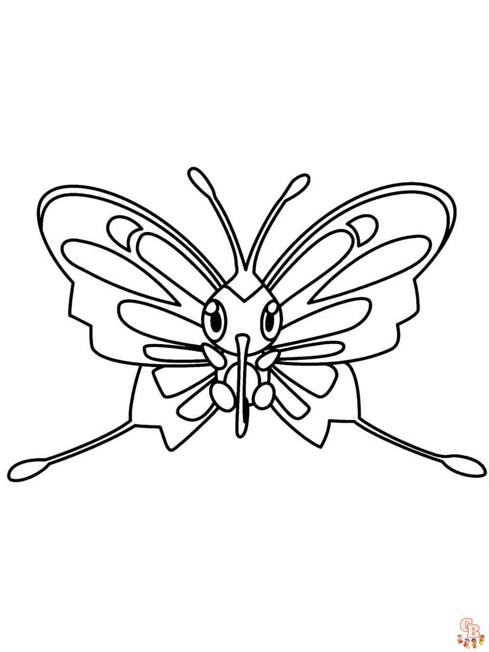 Beautifly Coloring Pages Coloring Pages