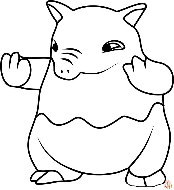 Desenho de Drowzee para colorir  Desenhos para colorir e imprimir gratis