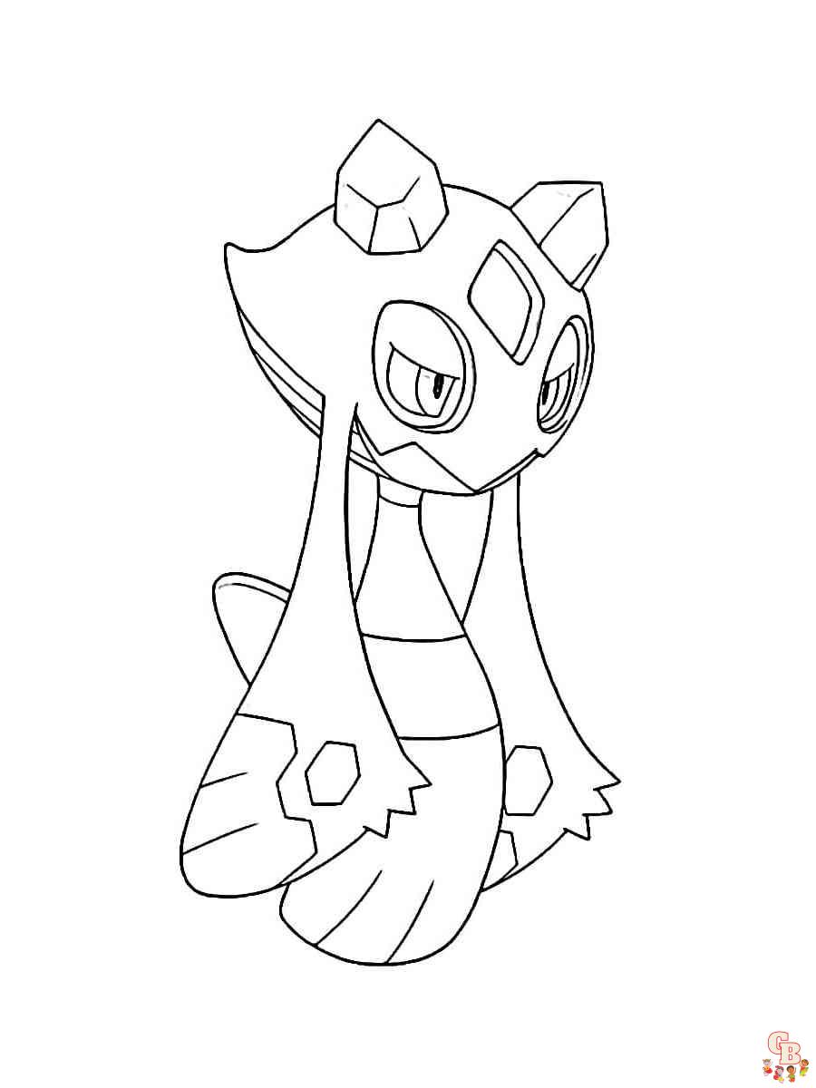Pokemon Froslass Coloring Pages
